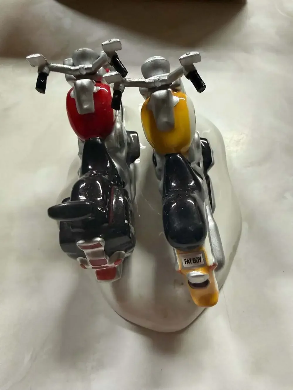 Department 56 Harley-Davidson Fat Boy & Softail Ceramic Accessory